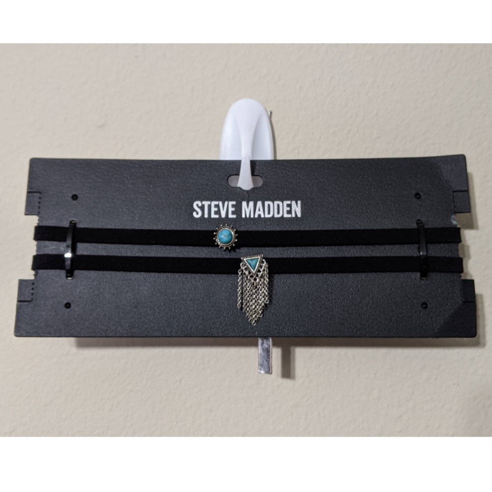 🌸Steve Madden Velvet Turquoise Adjustable Chok